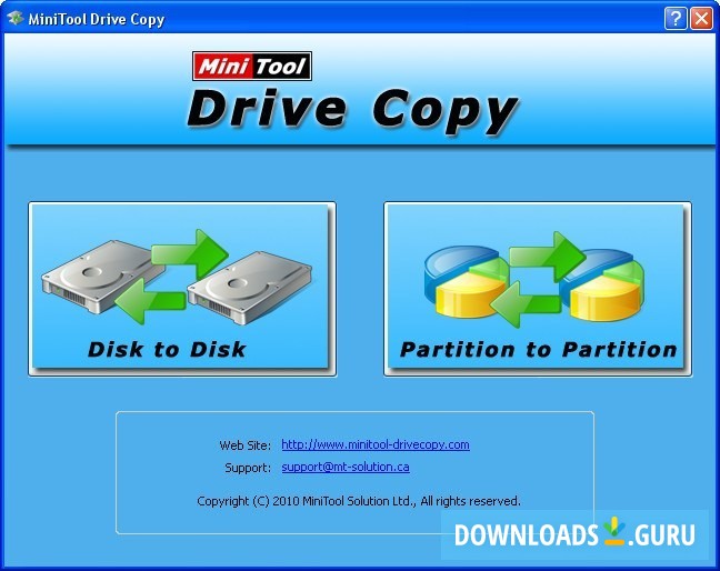 MiniTool Drive Copy