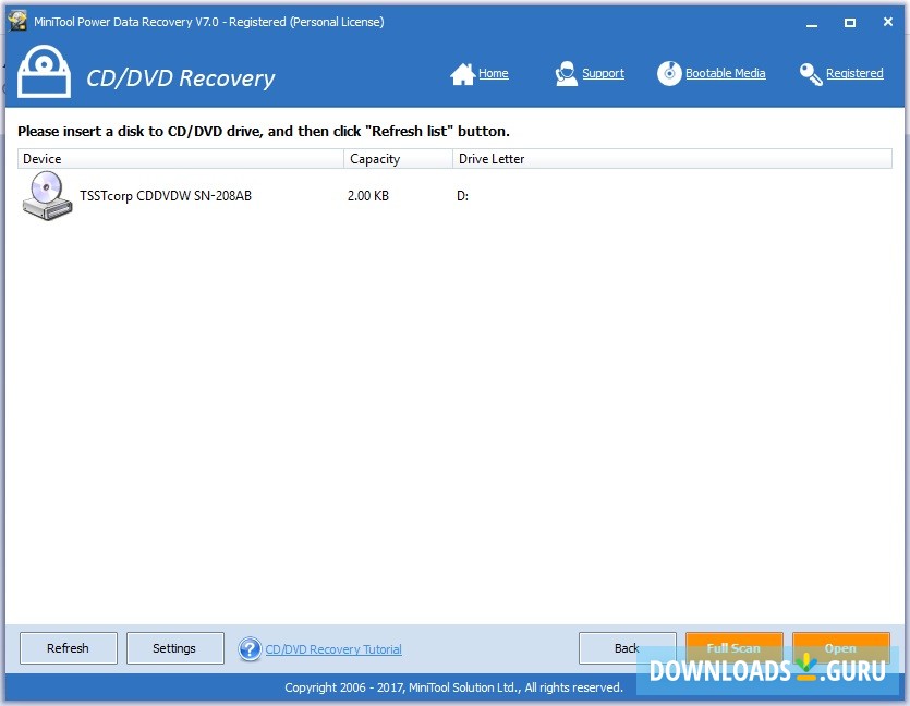 download the last version for ipod MiniTool Power Data Recovery 11.6