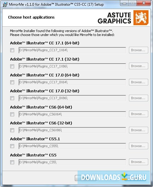 MirrorMe for Adobe Illustrator CS5-CC