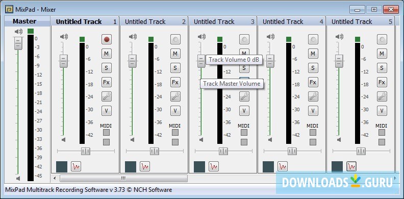 mixpad audio mixer trial