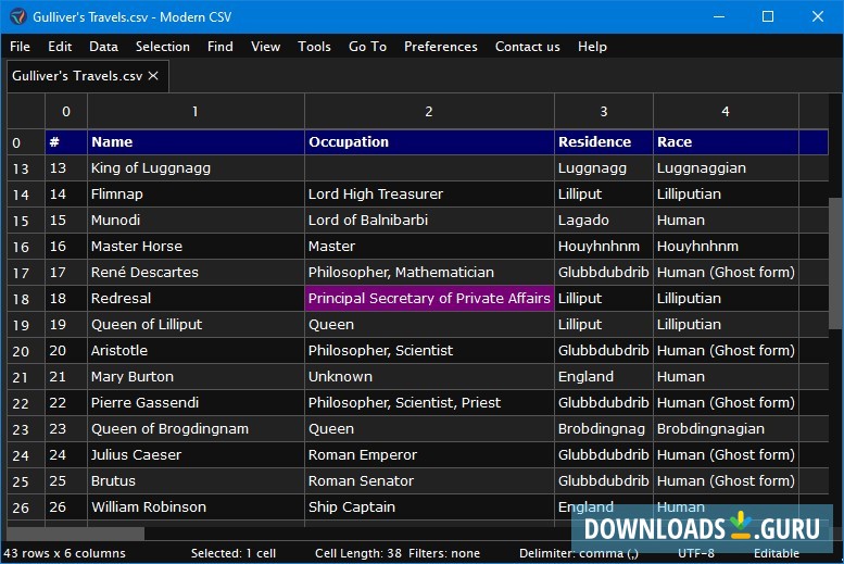 Modern CSV for Windows