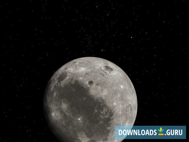 Moon 3D Space Tour screensaver