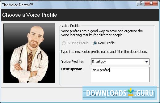 New Voice Profile