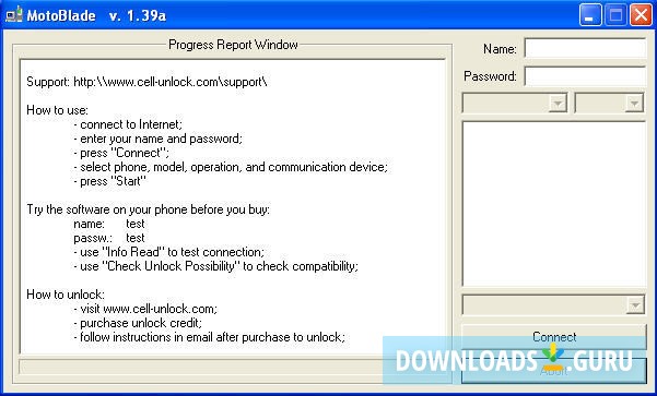 MotoBlade Unlock Software