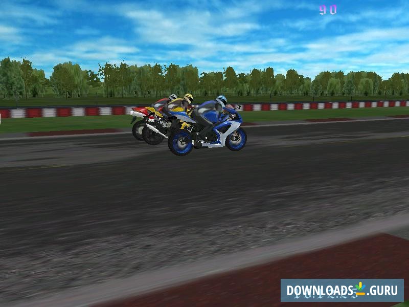 Motocycle Racing (Lateral View)