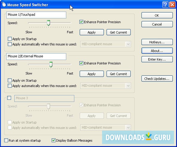 Mouse Speed Switcher instal the new version for android