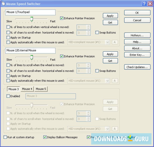 Mouse Speed Switcher
