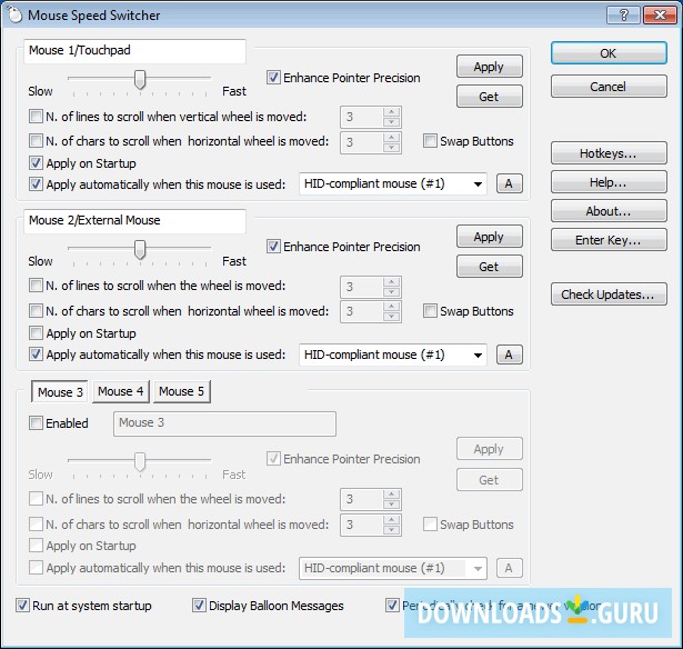 Mouse Speed Switcher