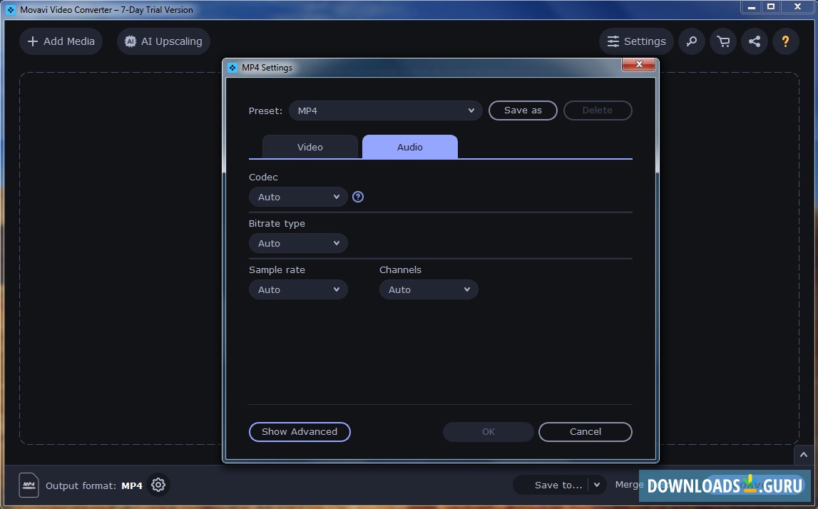 Conversion Settings