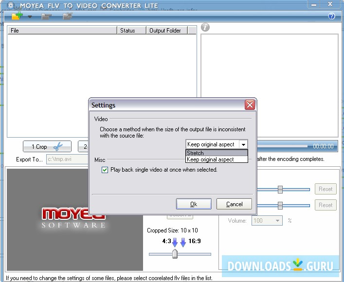 Moyea FLV to Video Converter Lite