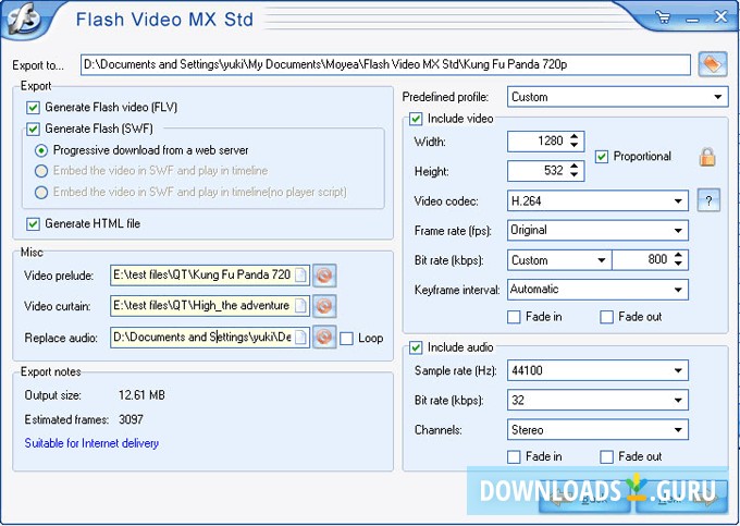 Moyea Flash Video MX Std