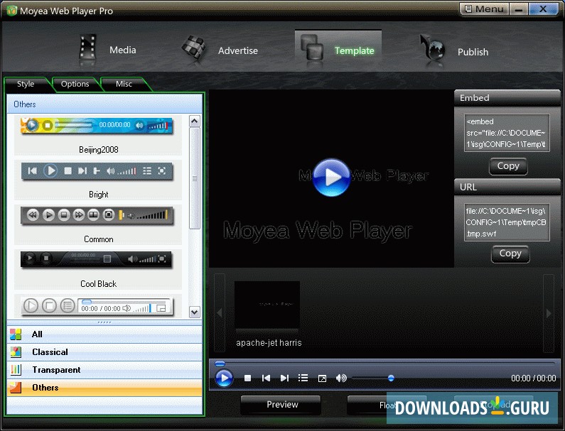 Player style settings