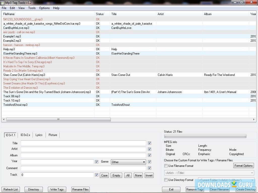 Main Menu