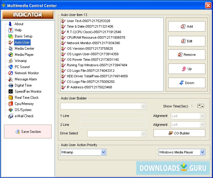 Multimedia Control Center