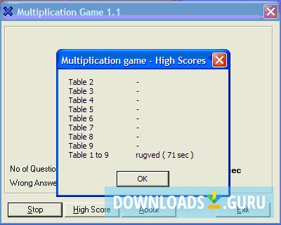 Multiplication Game