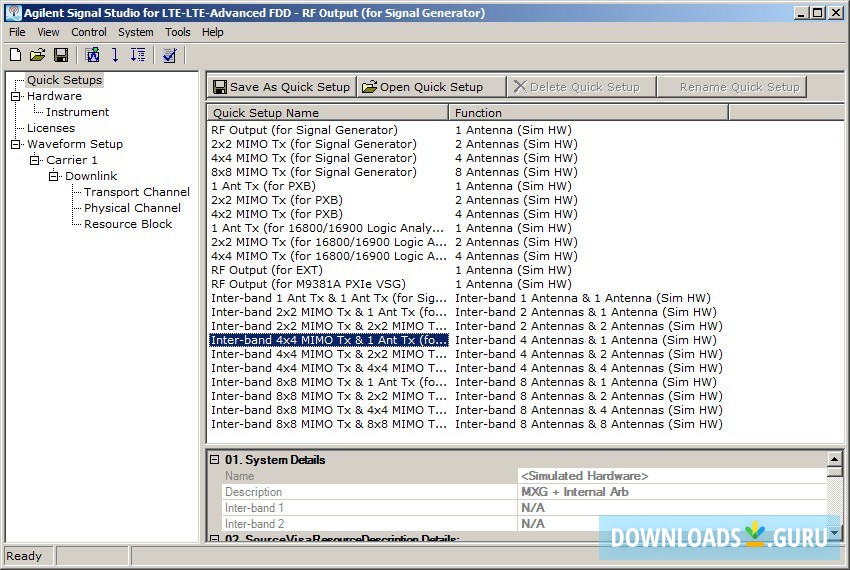 N7624B Signal Studio for LTE/LTE-Advanced FDD