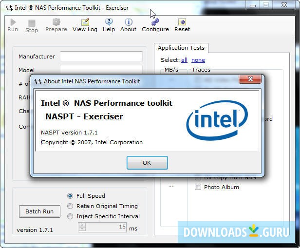NAS Performance Toolkit