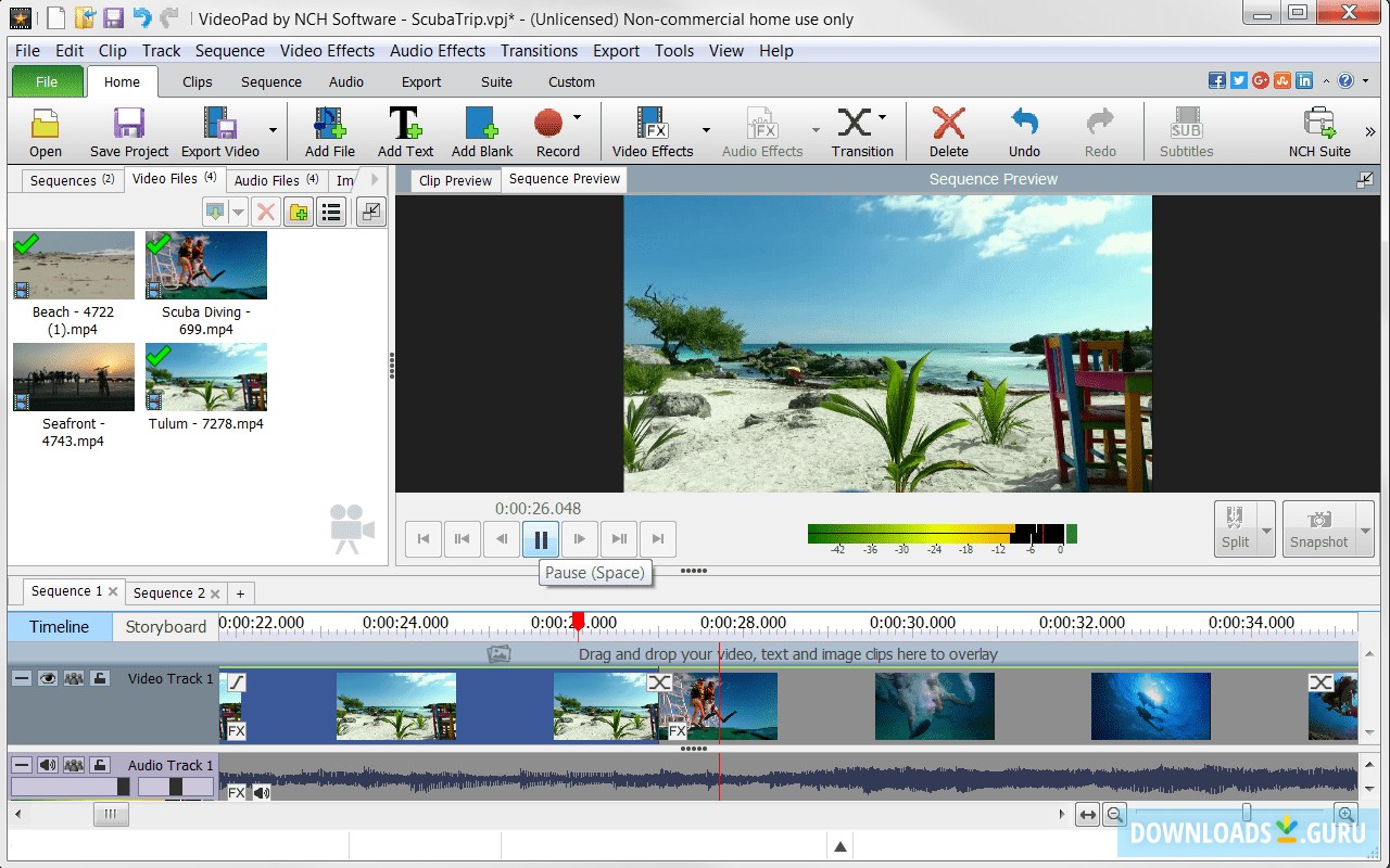 NCH VideoPad Video Editor