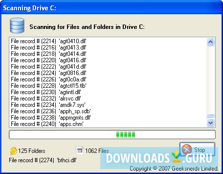 NTFS Deleted File Recovery
