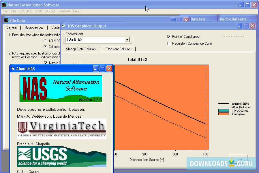 Natural Attenuation Software