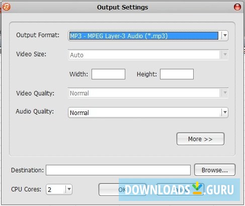 Output Settings
