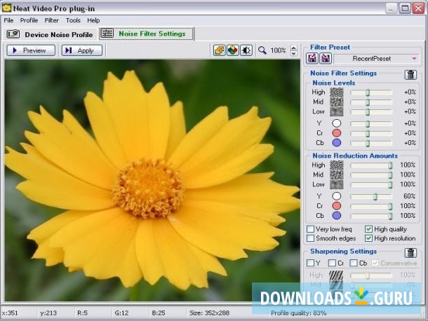 Neat Video Pro plug-in for Pinnacle Studio