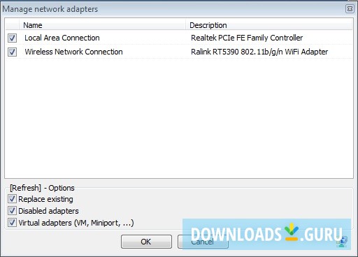 Manage Network Adapter