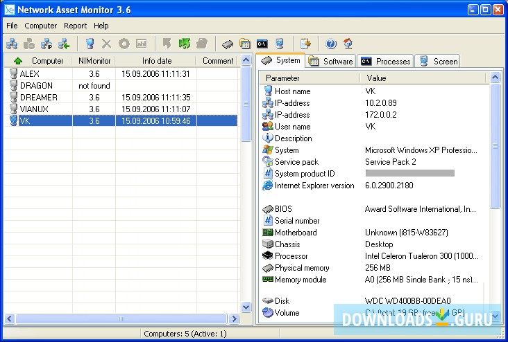 Network Asset Monitor
