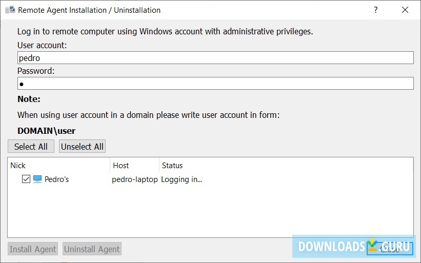 downloading Network LookOut Administrator Professional 5.1.1