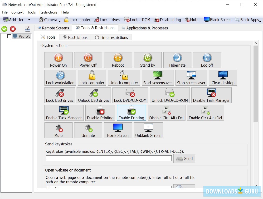 Network LookOut Administrator Professional 5.1.1 free download