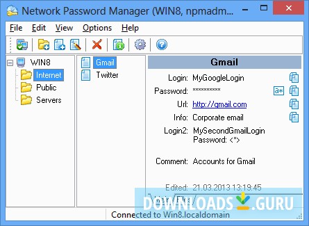 Network Password Manager