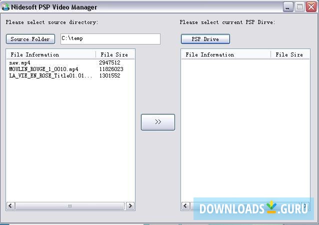 PSP Video Manager