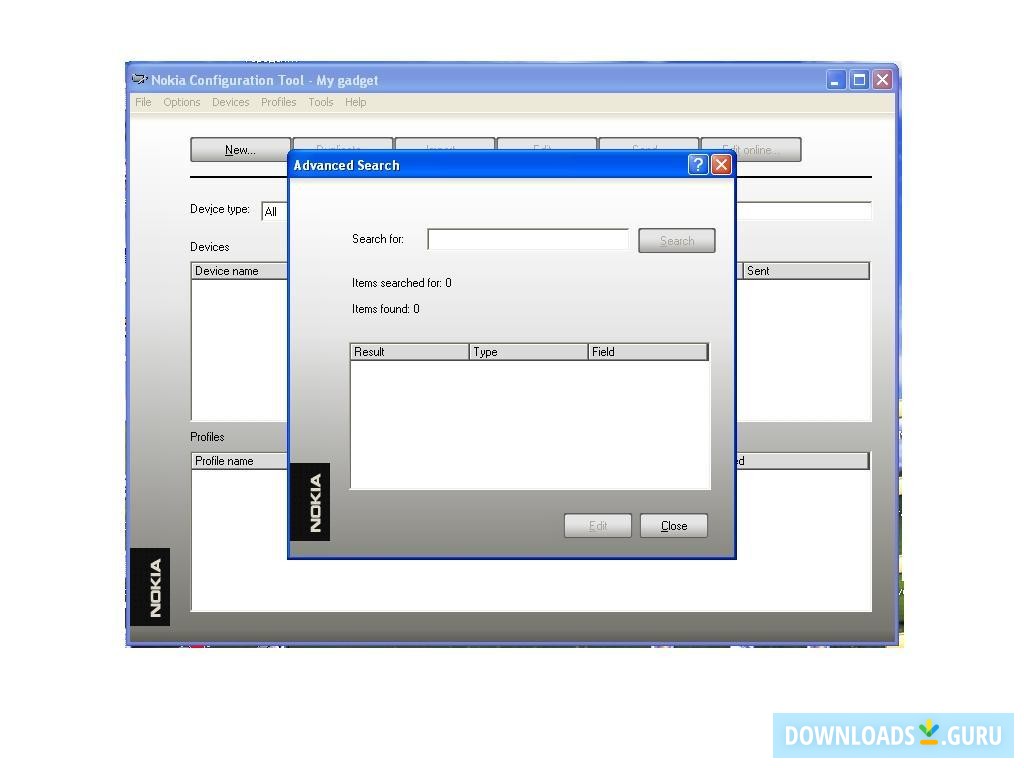 Tools - advanced search