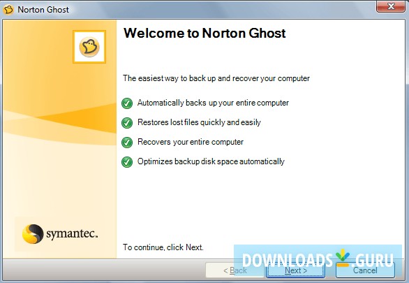 norton ghost image download