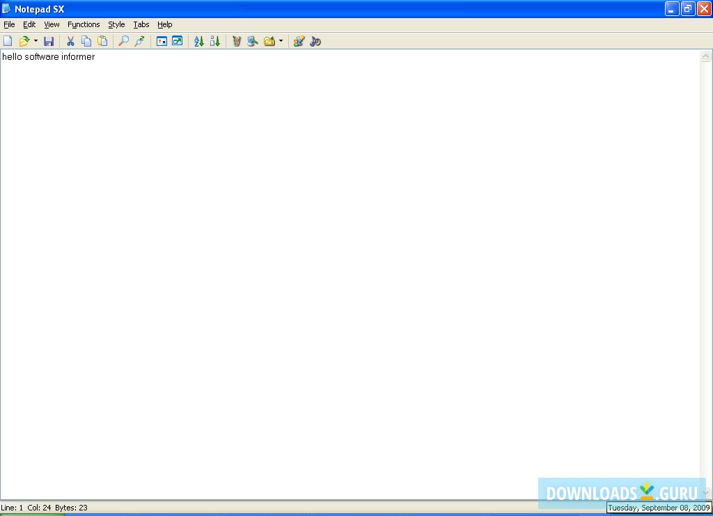 download the new version Notepad++ 8.5.7