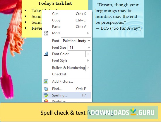 Organize sticky notes inside memoboards