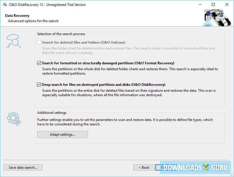 Configuring Scan Settings