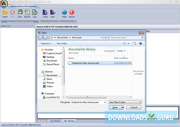 OLM Converter for Windows