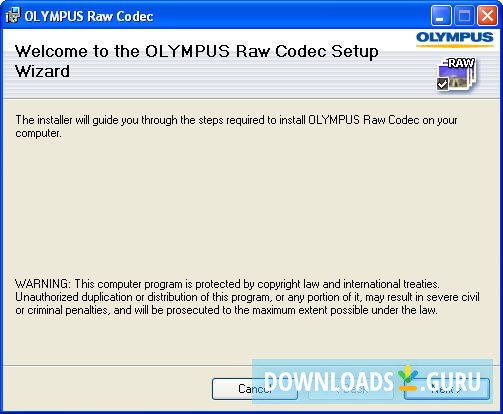 OLYMPUS Raw Codec