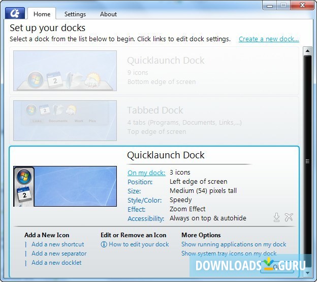download the new for windows uDock