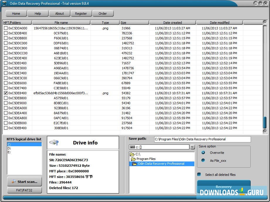 Odin Data Recovery Professional