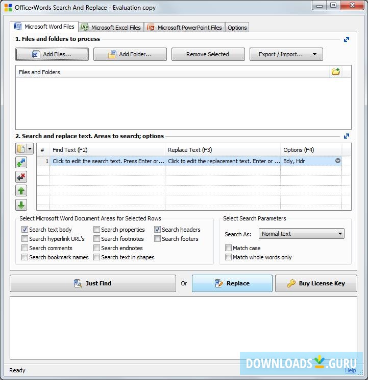 Office•Words Search and Replace