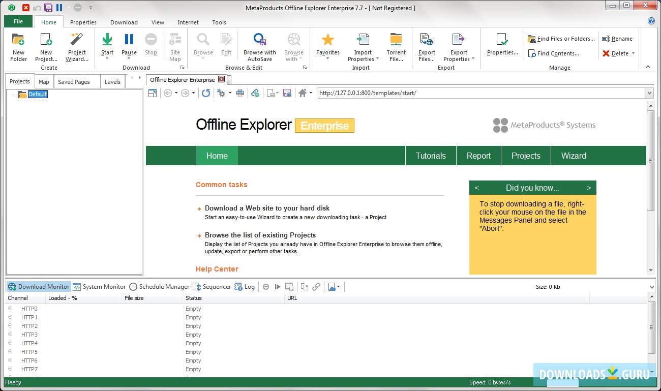 Offline Explorer Enterprise