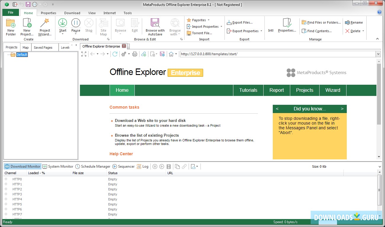 Offline Explorer Enterprise