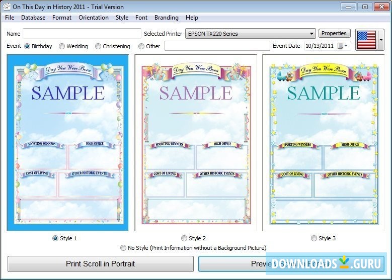 On This Day in History - Pastello Plug-In