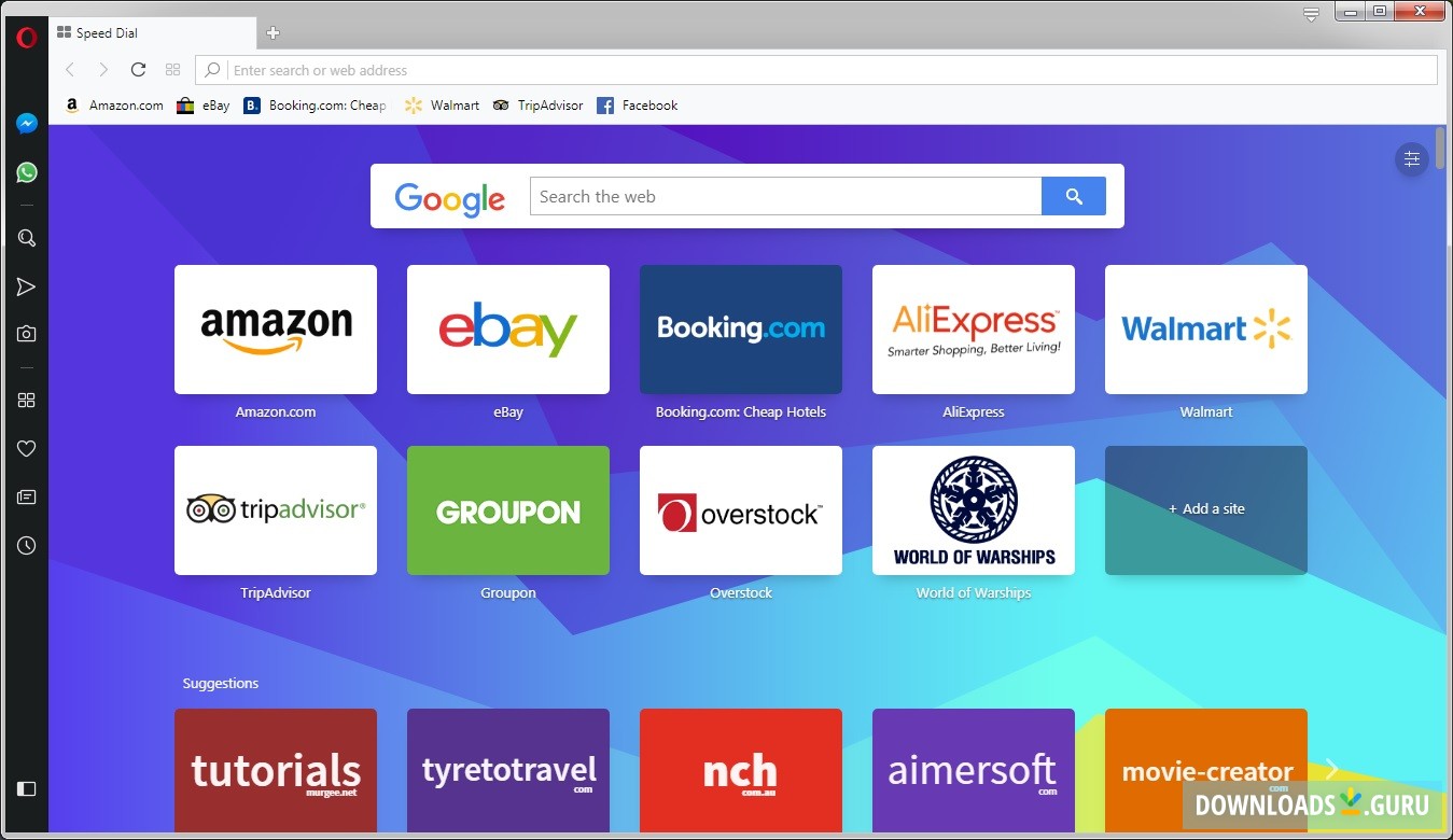 opera browser download for window 10