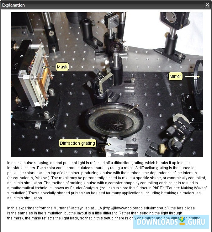 Explanation and photo