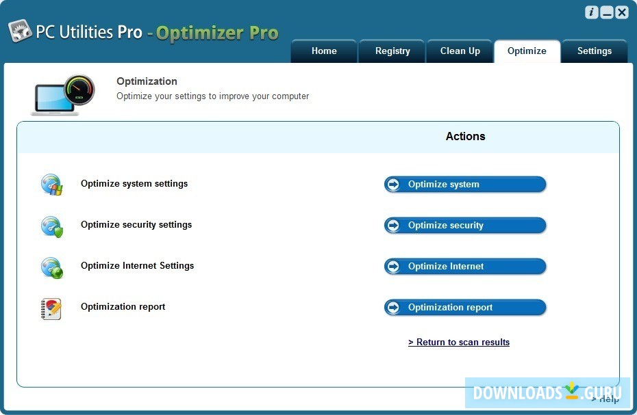 Optimizer 15.4 download the new version for ipod