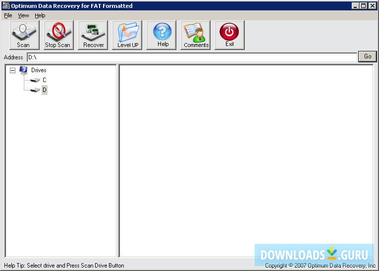 Optimum Data Recovery for FAT Formatted