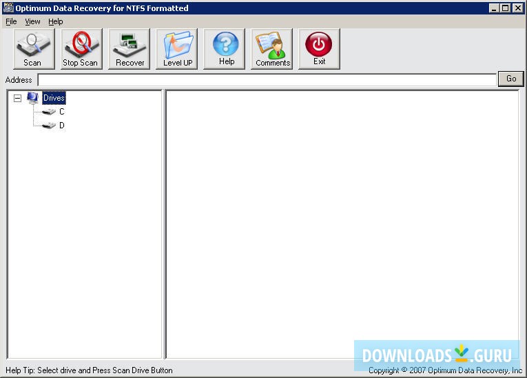 Optimum Data Recovery for NTFS Formatted
